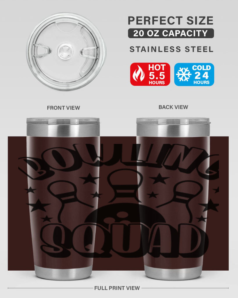 Bowling squad 1403#- bowlig- Tumbler