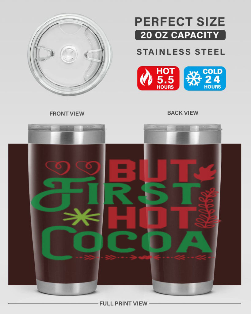 But First Hot Cocoa 32#- winter- Tumbler