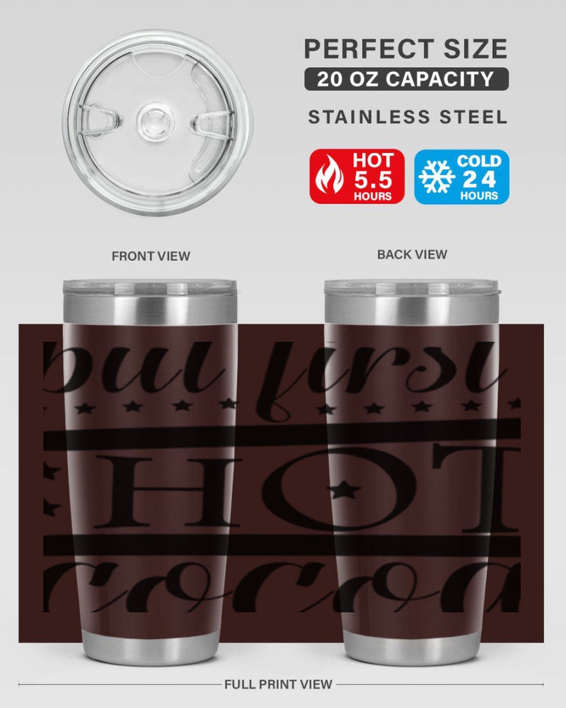 But First Hot Cocoa 35#- winter- Tumbler