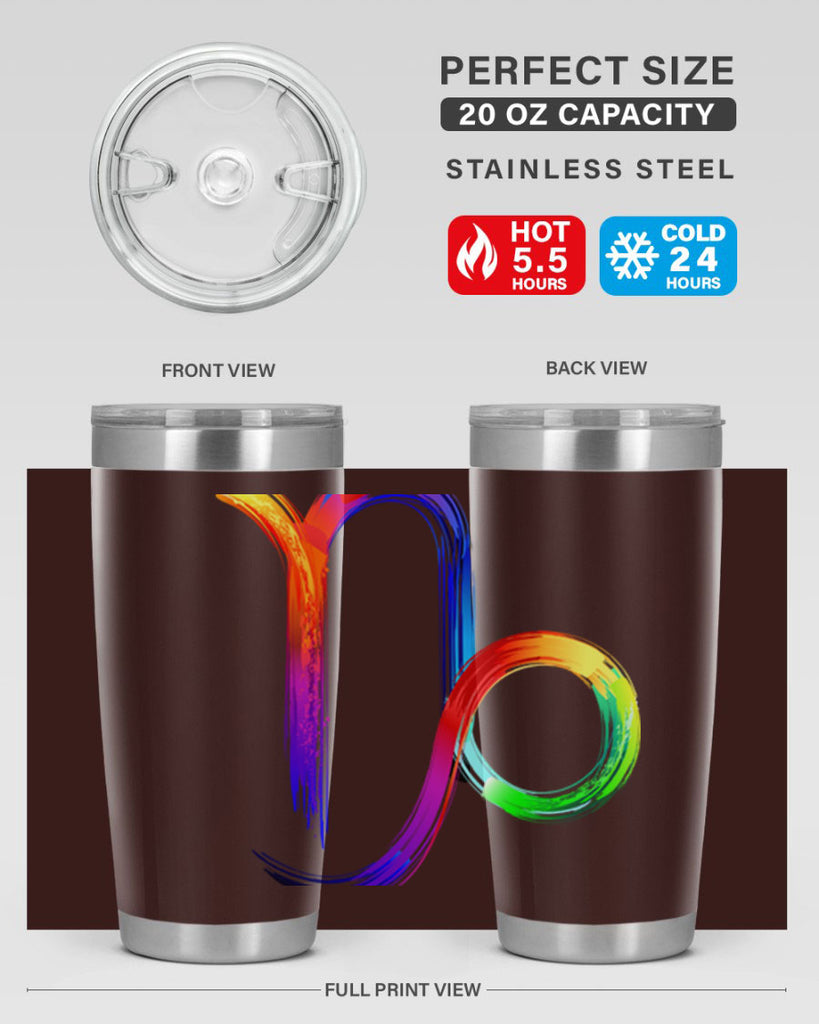 Capricorn 187#- zodiac- Tumbler