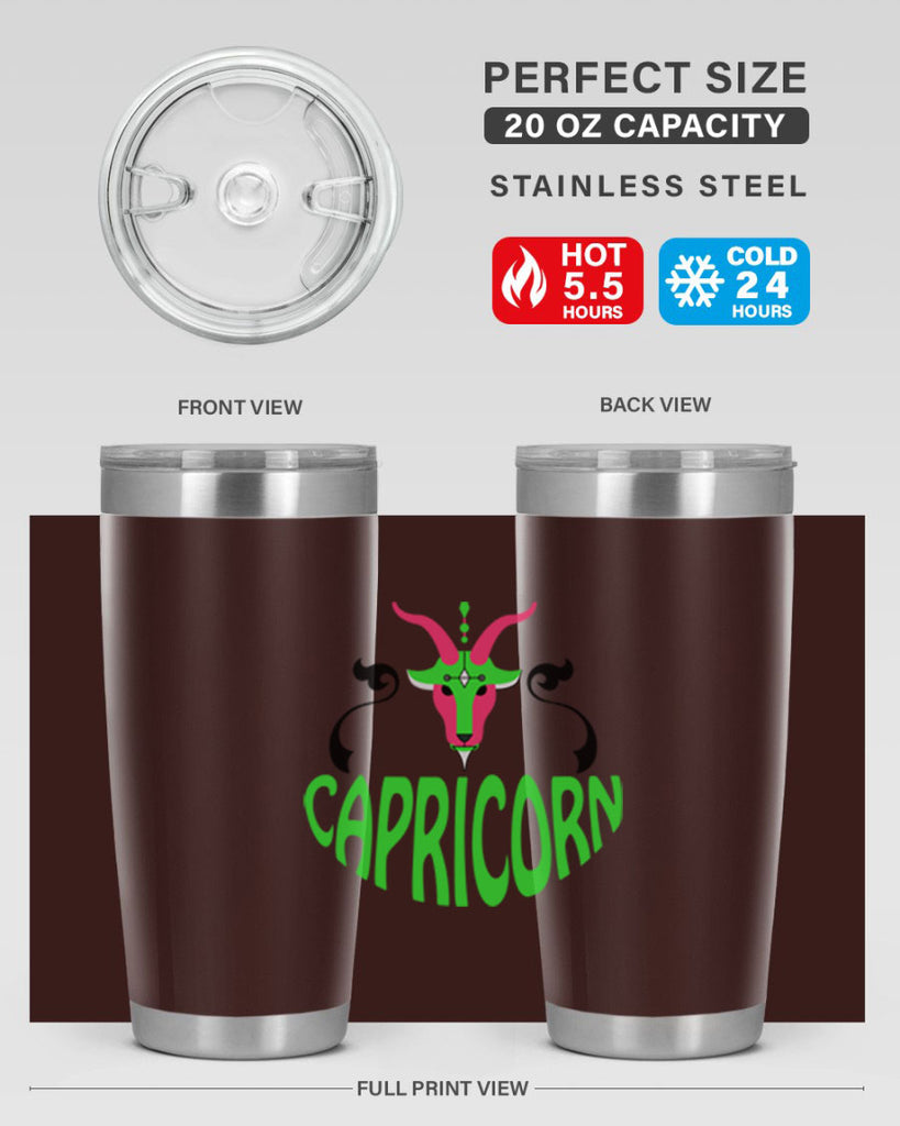 Capricorn 189#- zodiac- Tumbler