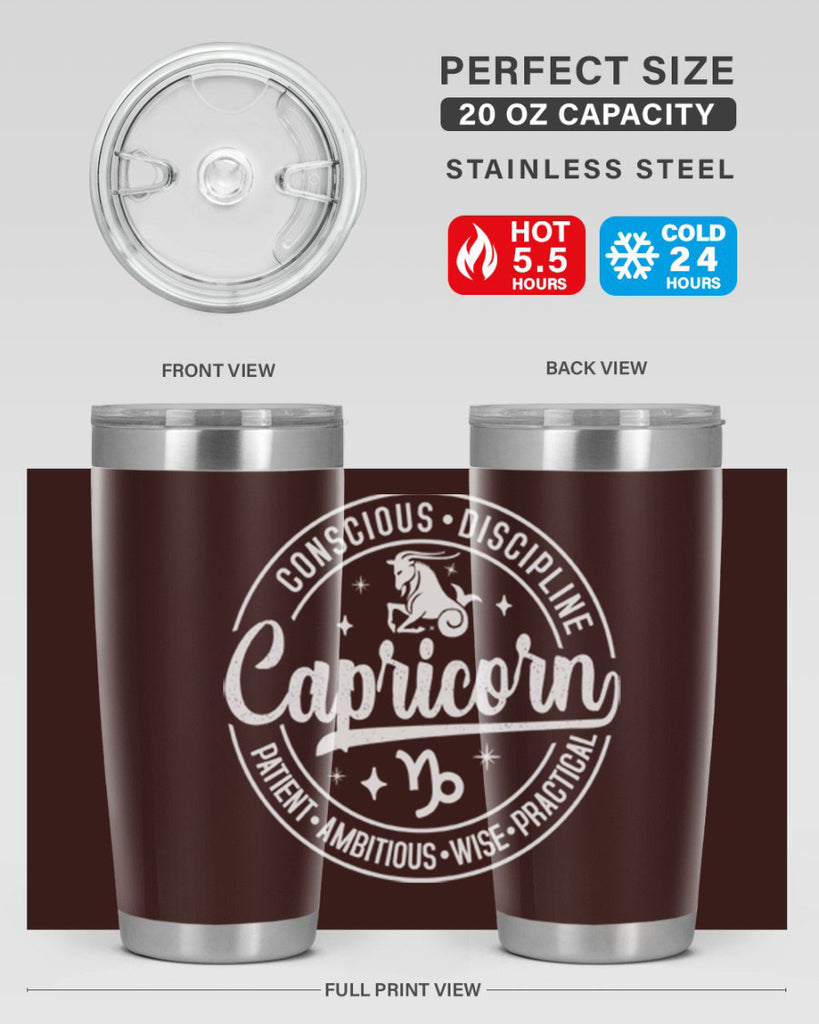 Capricorn 191#- zodiac- Tumbler