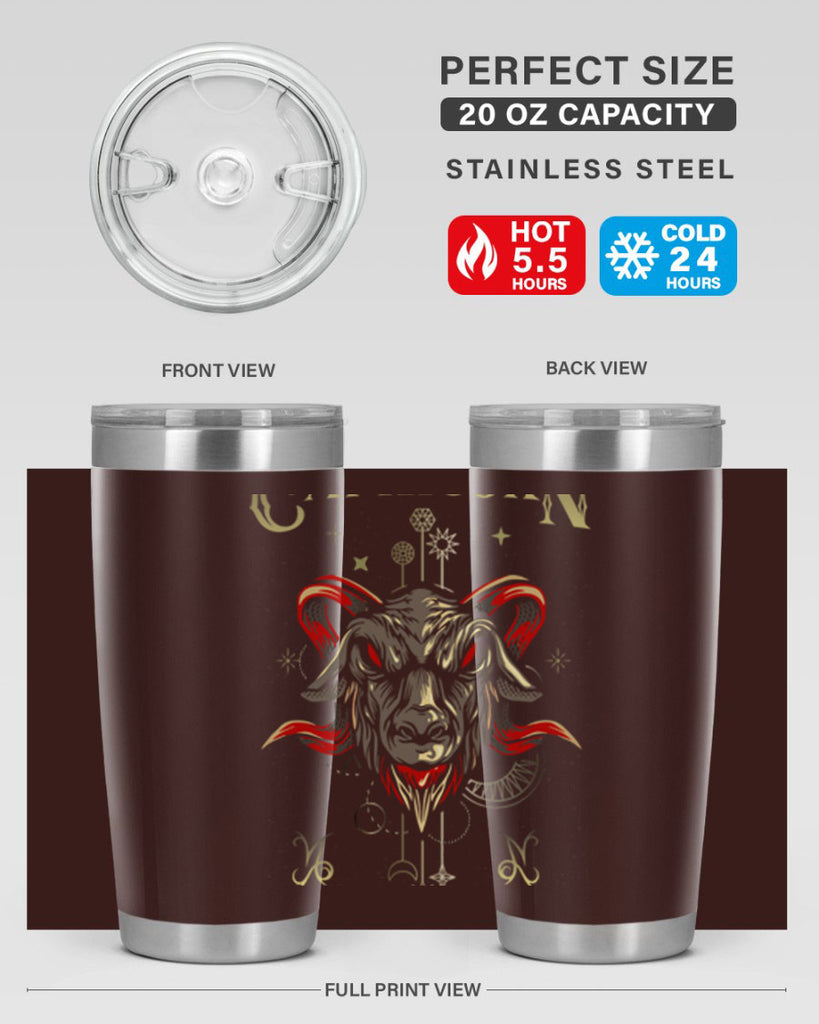 Capricorn 198#- zodiac- Tumbler