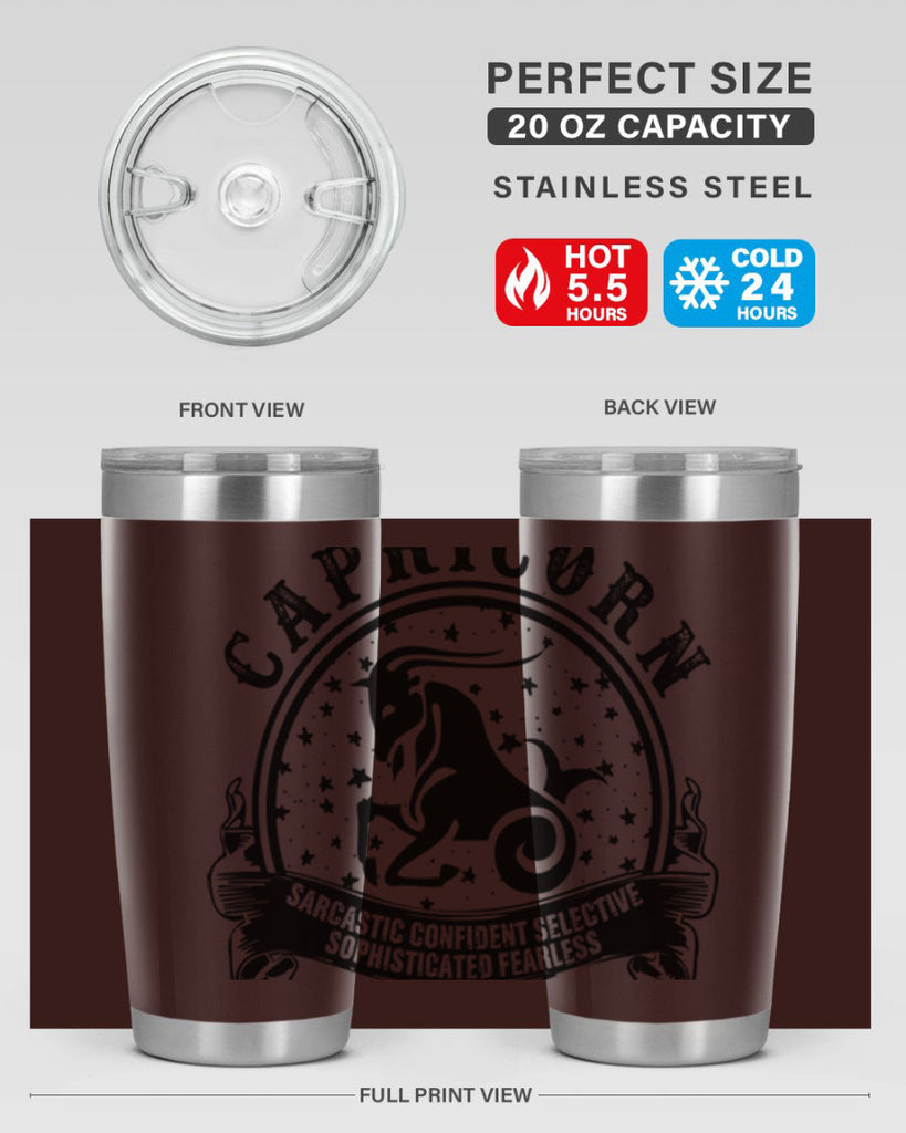 Capricorn 38#- zodiac- Tumbler
