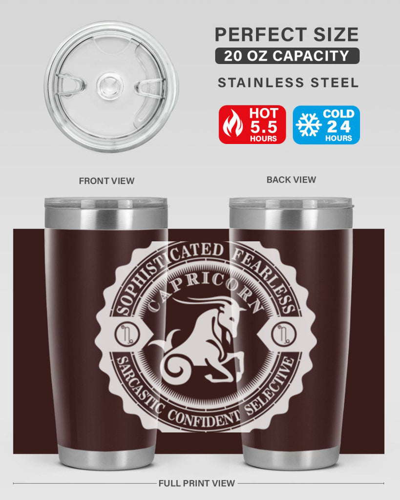Capricorn 41#- zodiac- Tumbler