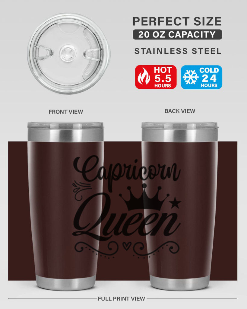Capricorn queen 196#- zodiac- Tumbler