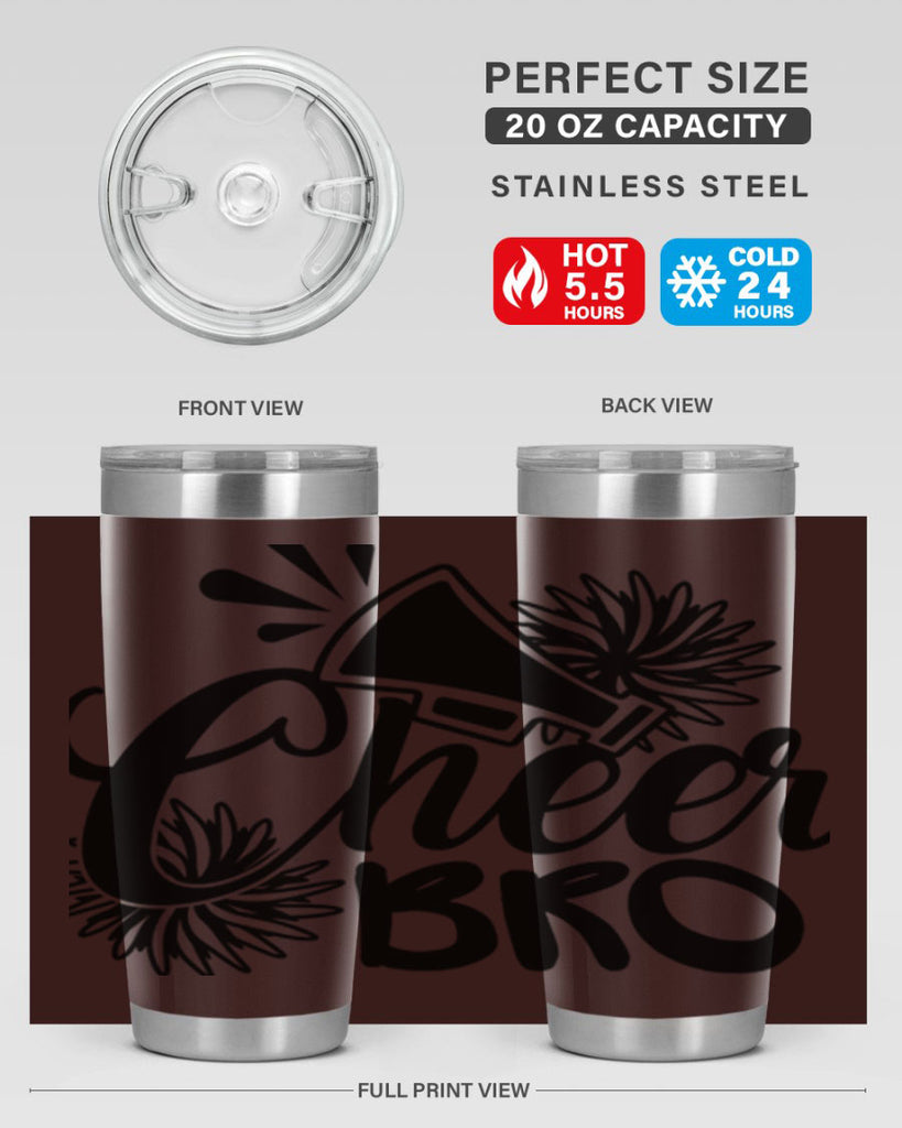 Cheer bro 1393#- cheer- Tumbler