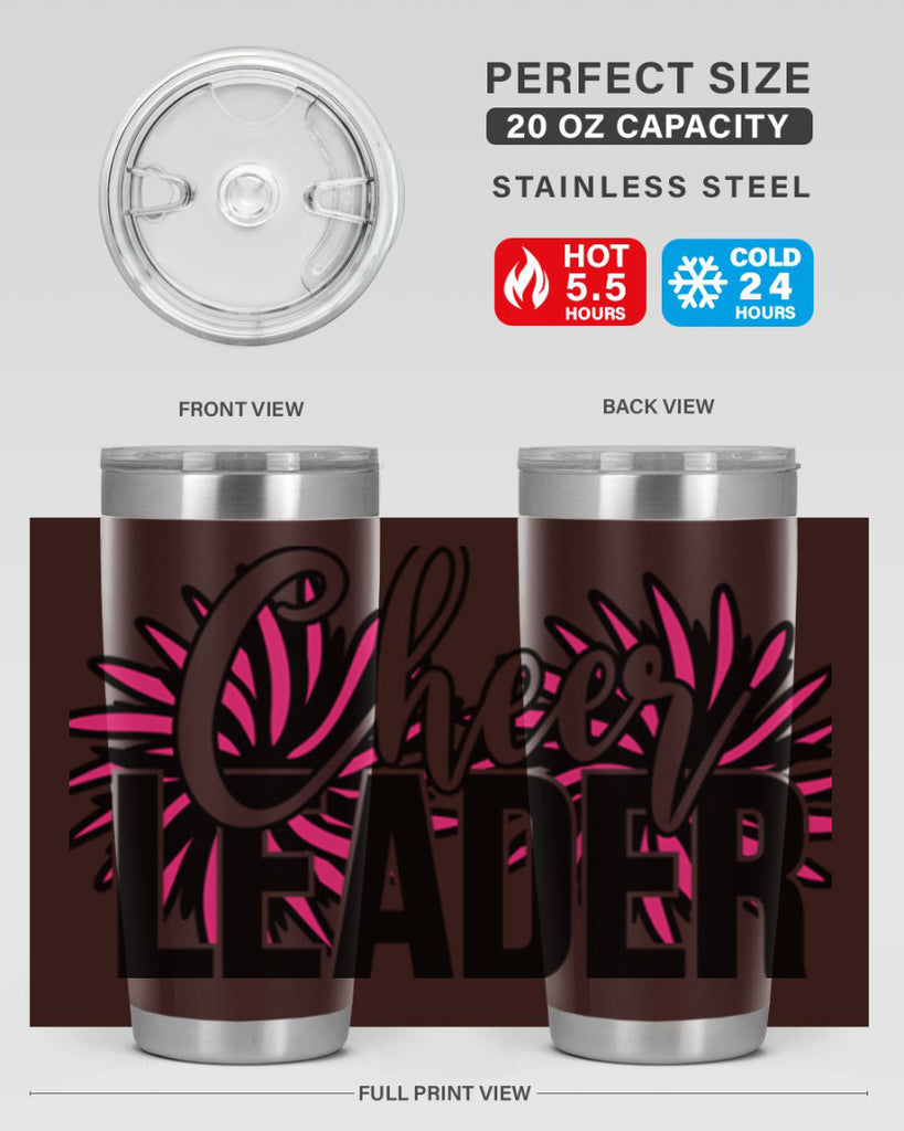 Cheer leader 1389#- cheer- Tumbler