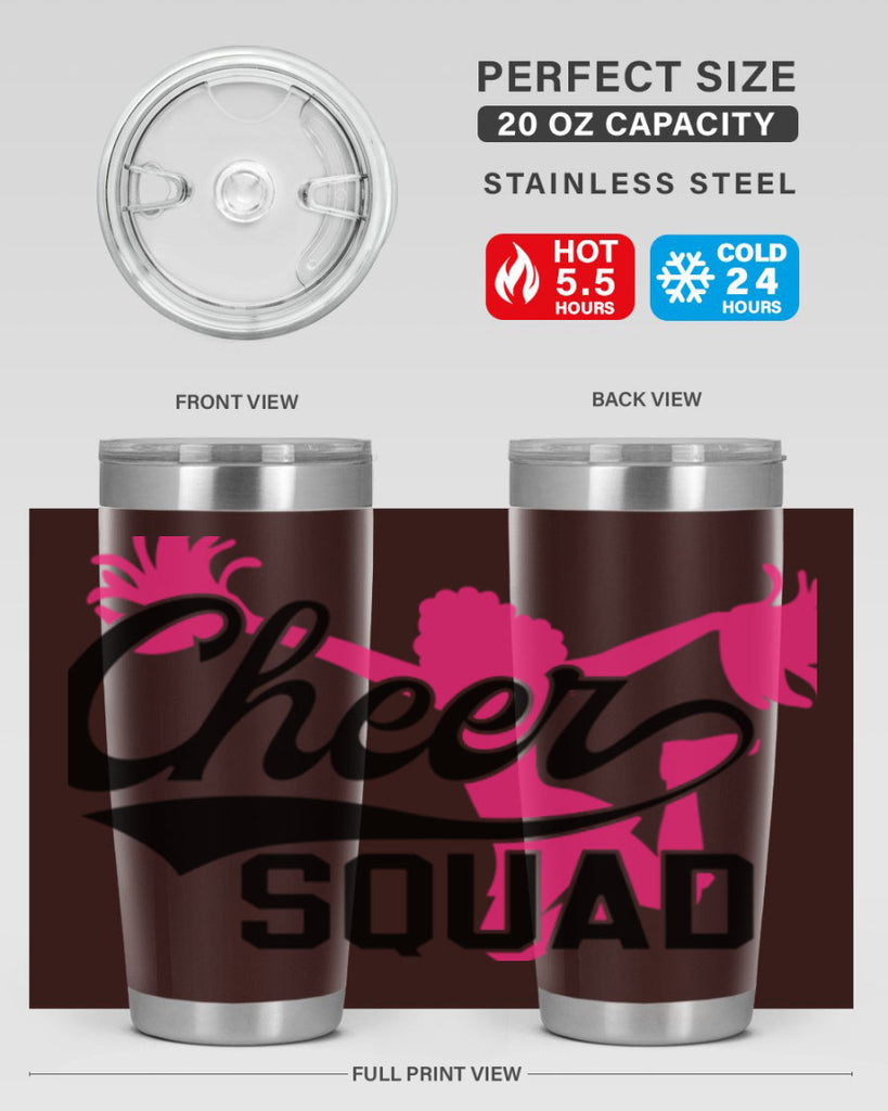 Cheer squad 1380#- cheer- Tumbler