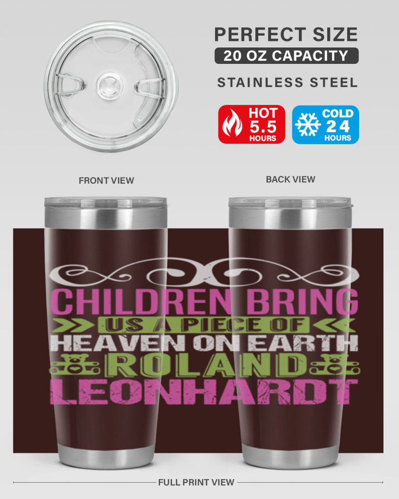 Children bring us a piece of Heaven Style 284#- baby- tumbler