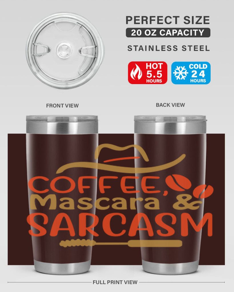 Coffee Mascara Sarcasm 21#- fashion- Cotton Tank