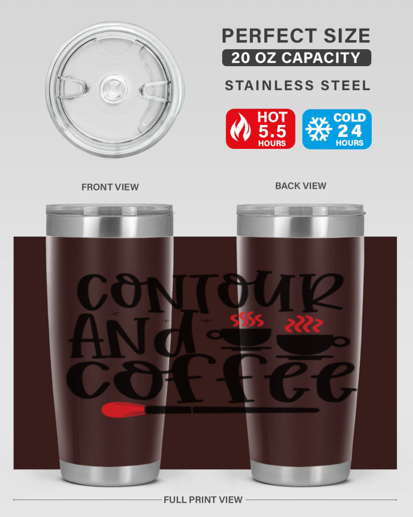 Contour And Coffee Style 242#- make up- Tumbler