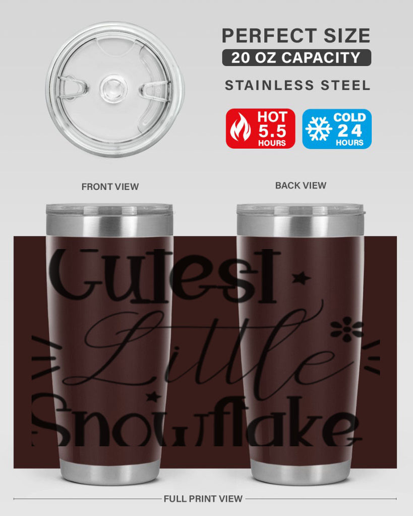 Cutest Little Snowflake90#- winter- Tumbler