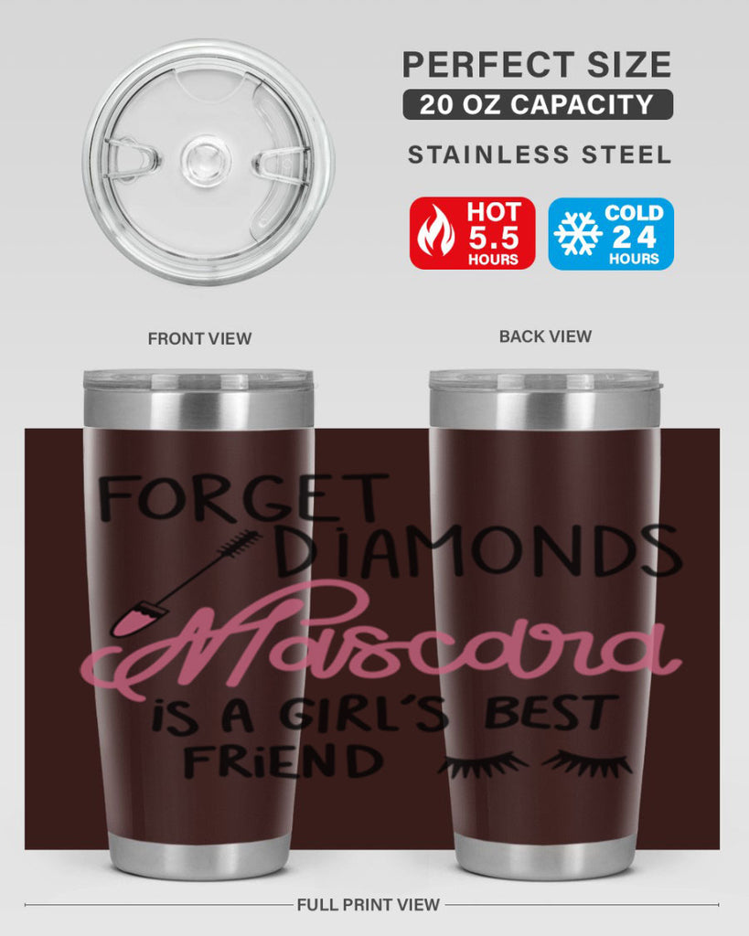 Forget Diamonds Mascara is a Girls Best Friend Style 100#- make up- Tumbler