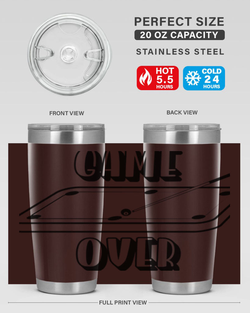 Game over 1218#- billards- Tumbler
