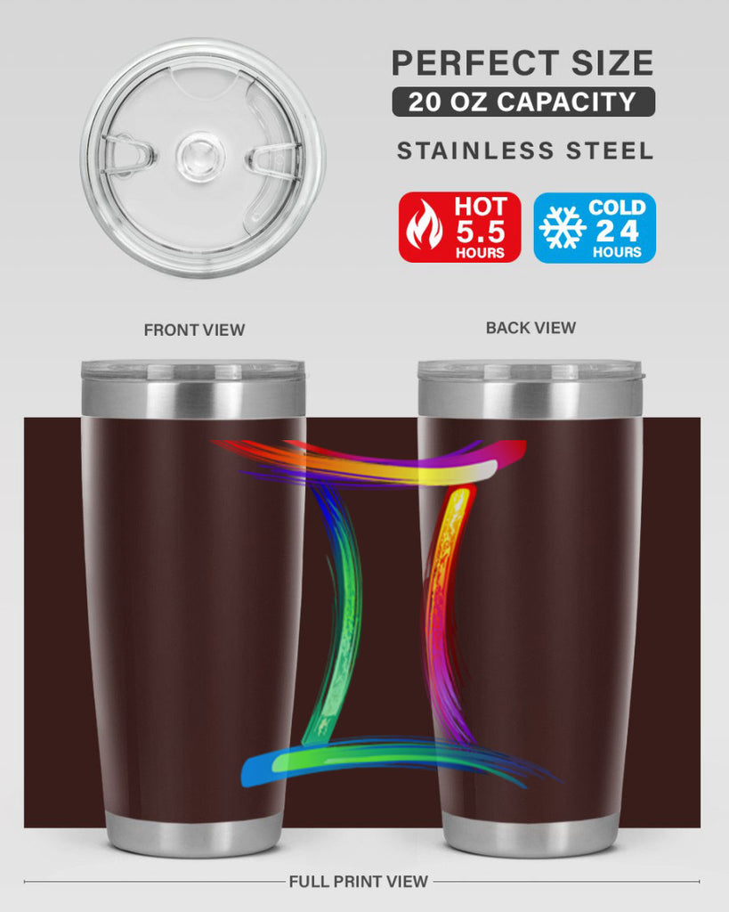 Gemini 222#- zodiac- Tumbler