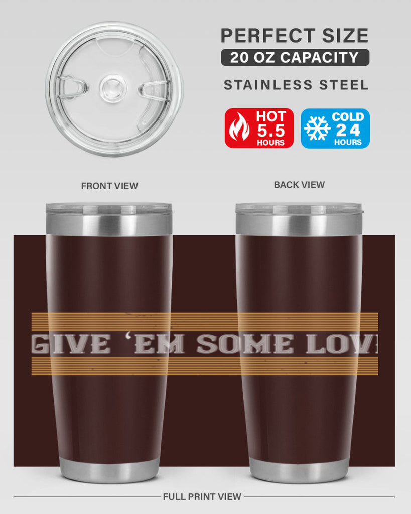 Give ‘em some love 2258#- badminton- Tumbler