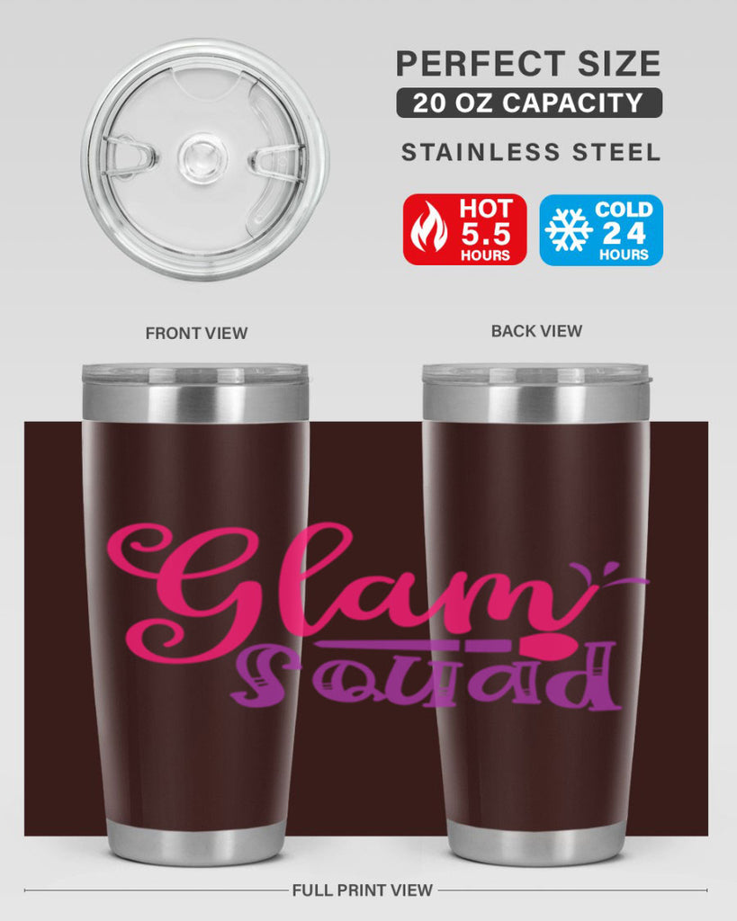 Glam Squad Style 237#- make up- Tumbler