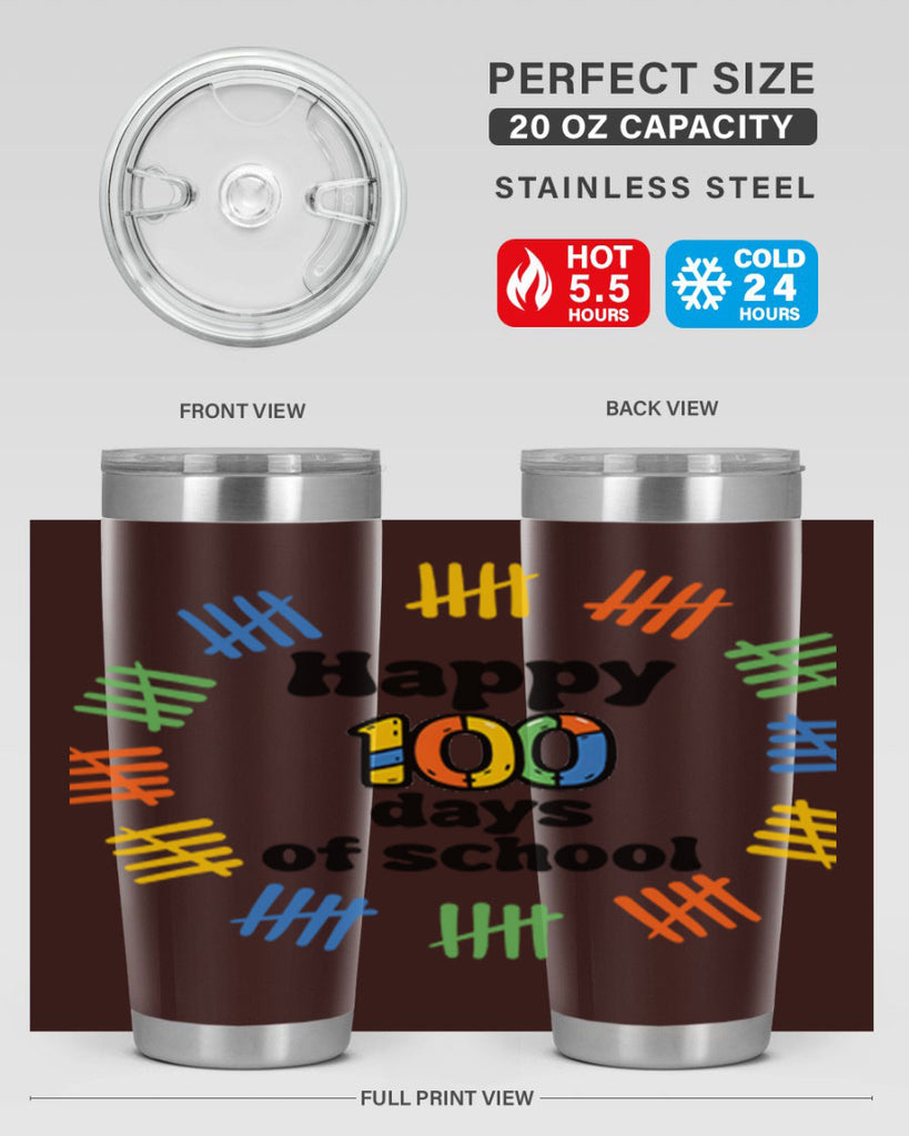 Happy 100 Days of School 51#- 100 days of school- Tumbler