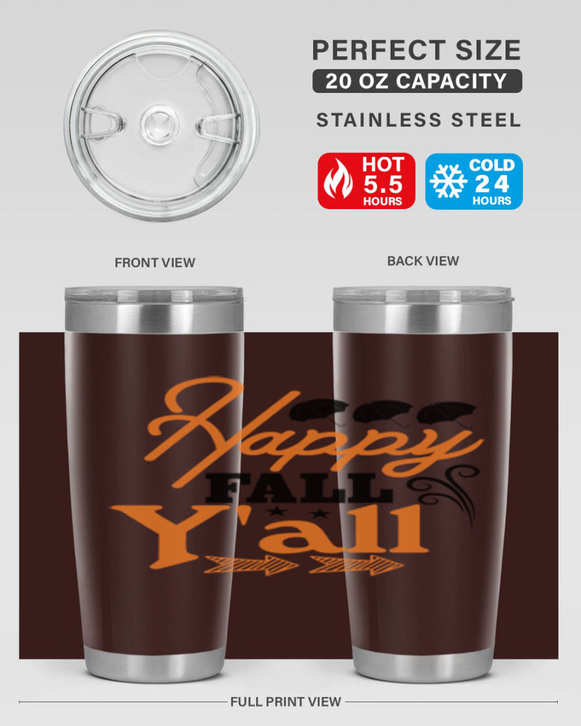 Happy Fall Yall 234#- fall- Tumbler
