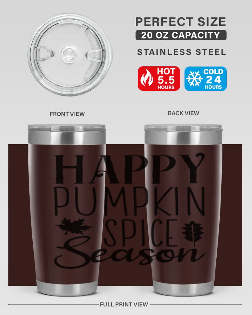 Happy Pumpkin Spice Sason 241#- fall- Tumbler