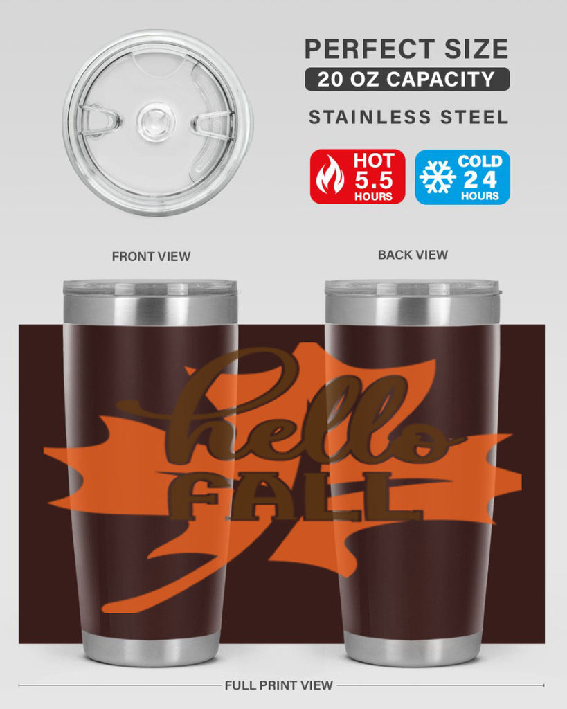 Hello Fall 273#- fall- Tumbler
