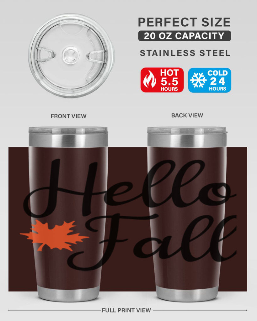 Hello Fall 274#- fall- Tumbler