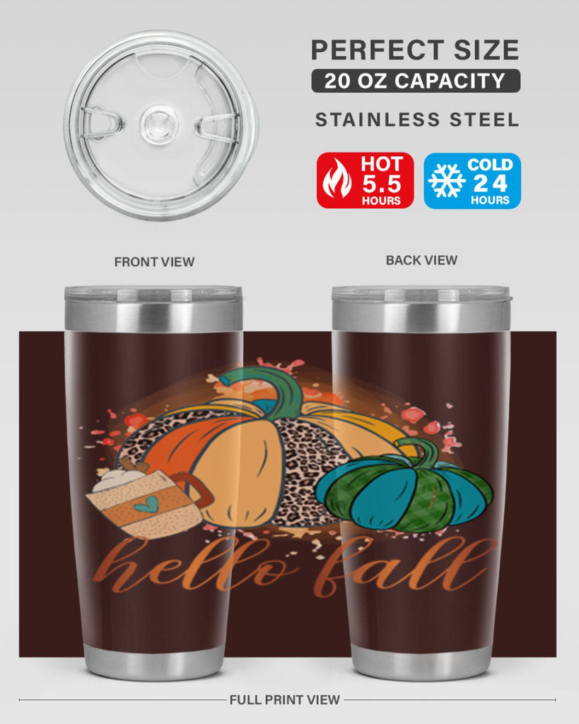 Hello Fall 282#- fall- Tumbler