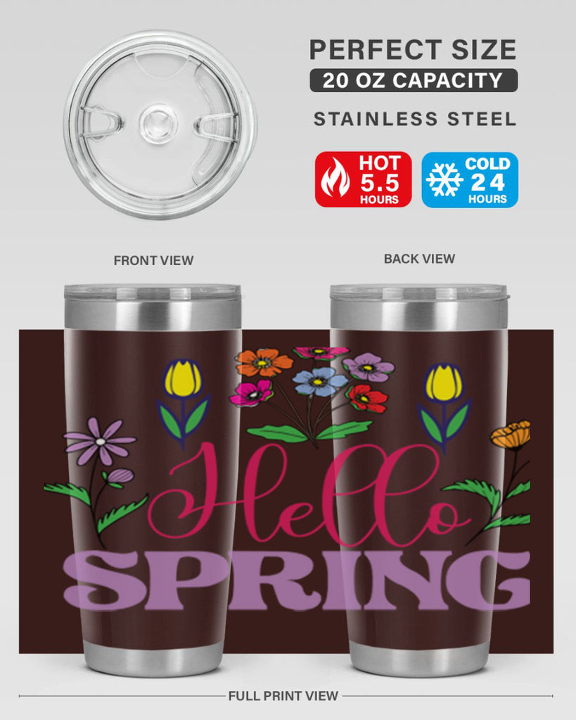 Hello Spring  233#- spring- Tumbler