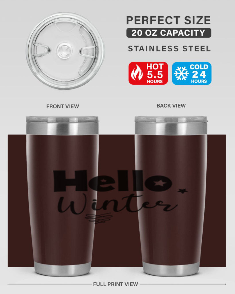 Hello Winter 170#- winter- Tumbler