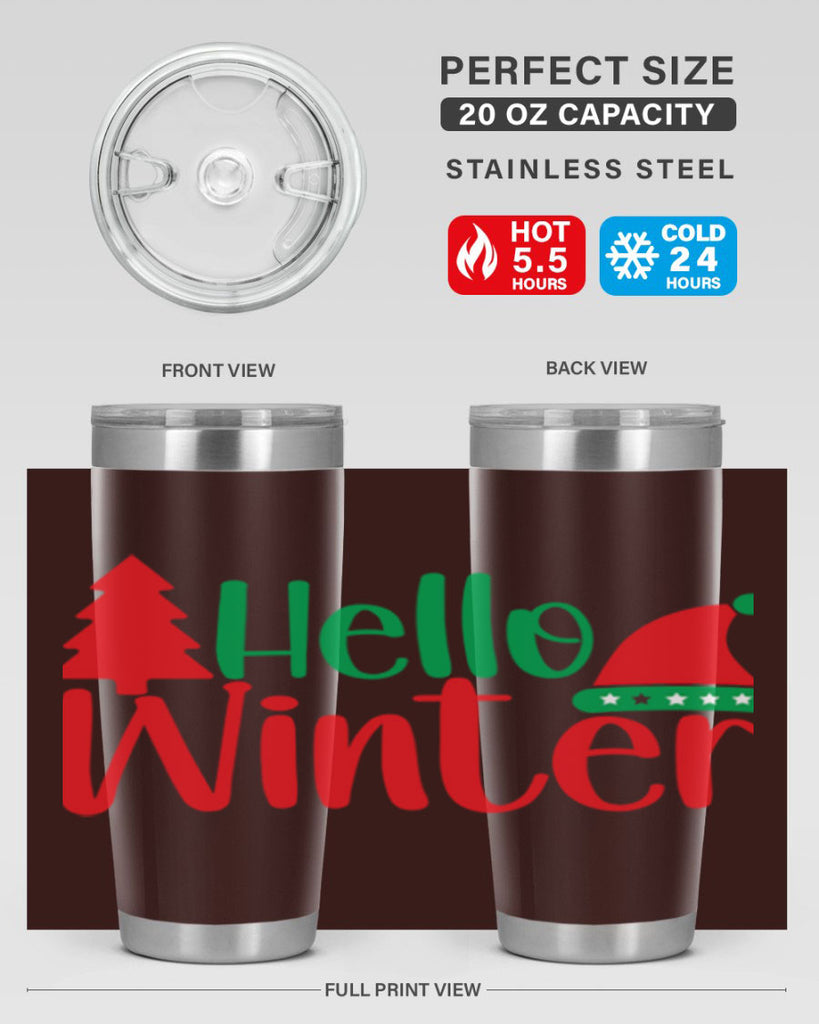 Hello Winter 180#- winter- Tumbler
