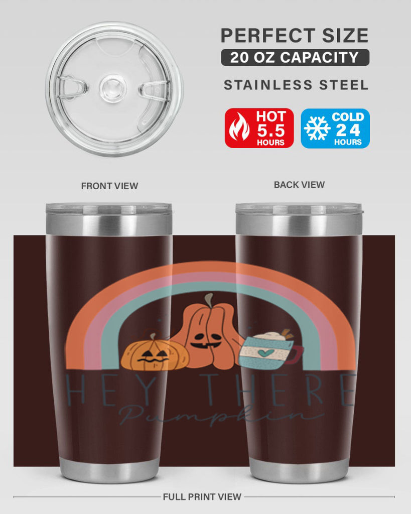 Hey There Pumpkin 309#- fall- Tumbler