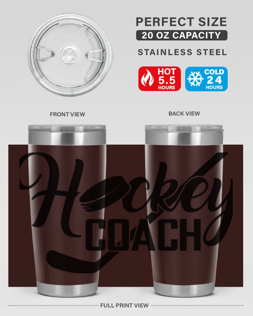 Hockey coach 1189#- hockey- Tumbler