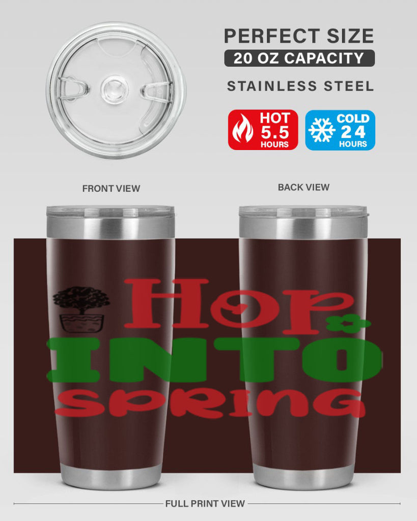 Hop into Spring 251#- spring- Tumbler