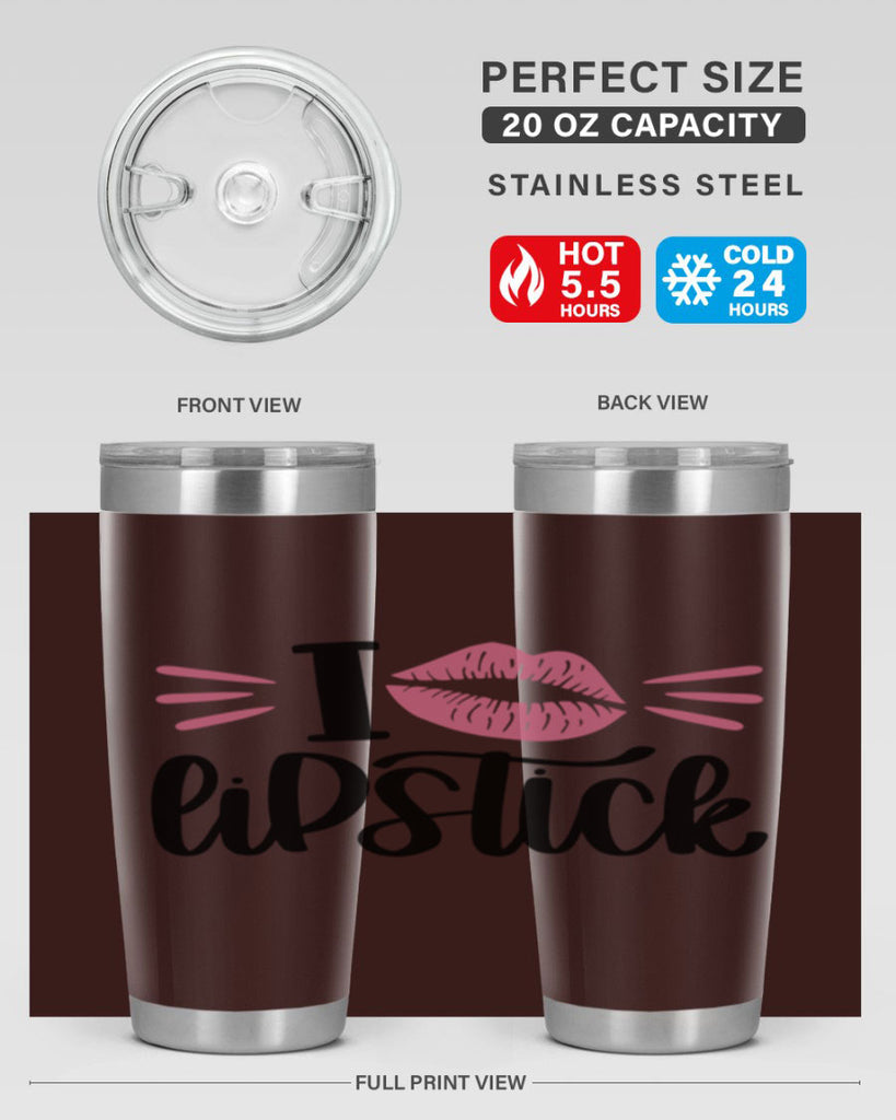 I Love Lipstick Style 86#- make up- Tumbler