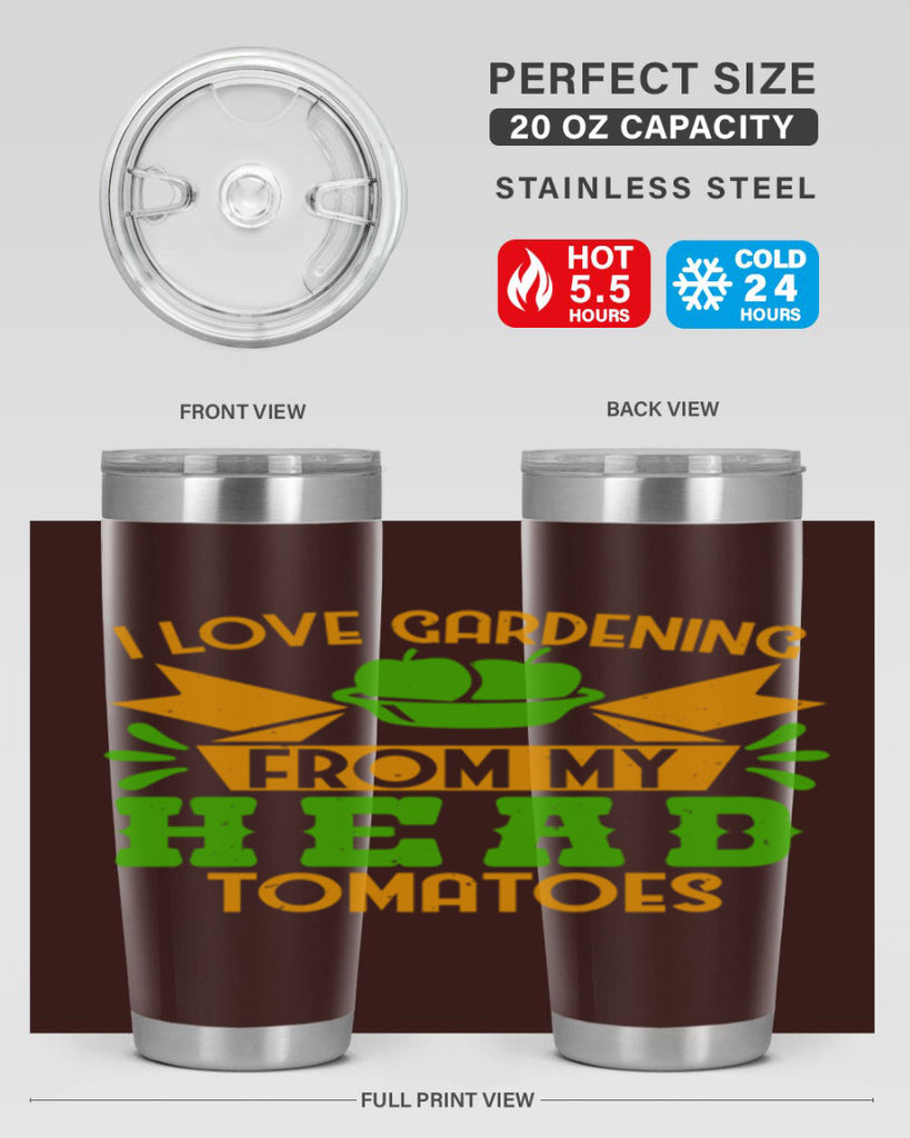 I love gardening from my head tomatoes 54#- farming and gardening- Tumbler