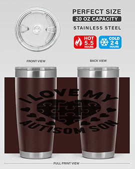 I love my Style 45#- autism- Tumbler