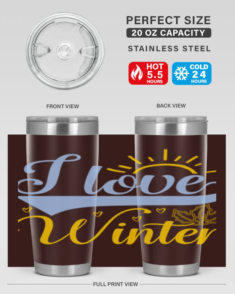 I love winter228#- winter- Tumbler