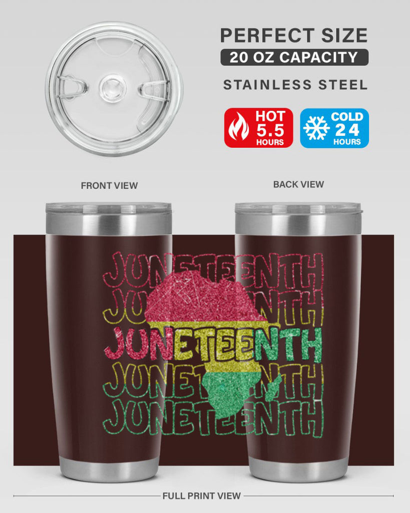 Juneteenth Fist Black History 1865 Png 13#- Juneteenth- tumbler