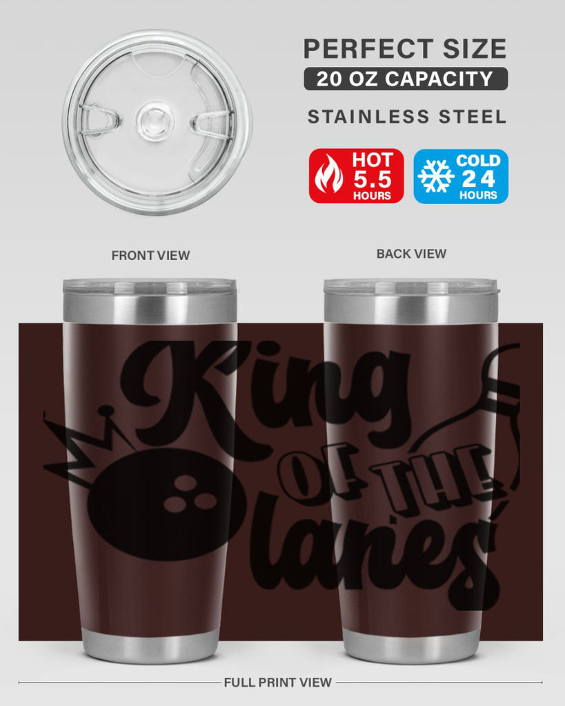 King of the lanes 956#- bowlig- Tumbler