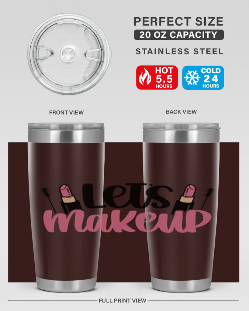 Let∩s Makeup Style 62#- make up- Tumbler
