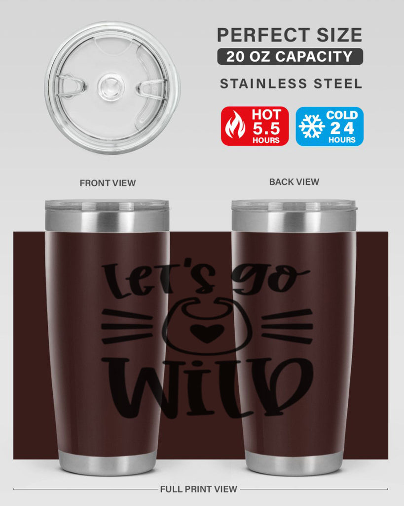 Lets Go Wild Style 73#- baby- tumbler