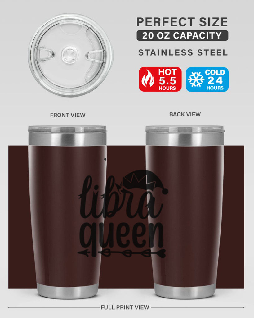 Libra queen 326#- zodiac- Tumbler