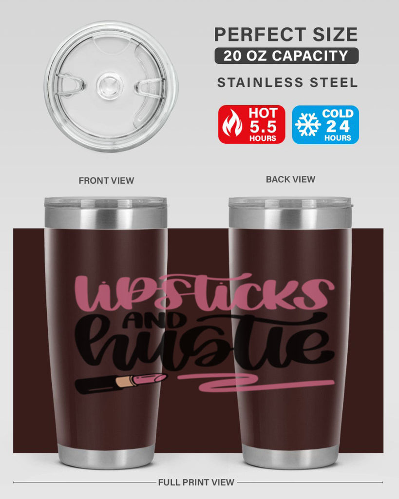 Lipstick And Hustie Style 58#- make up- Tumbler