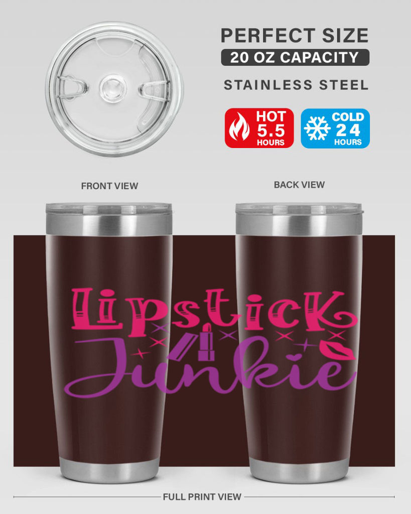 Lipstick Junkie Style 228#- make up- Tumbler