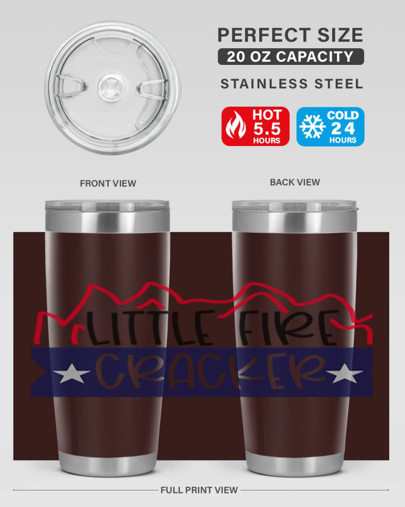Little Fire Cracker Style 161#- Fourt Of July- Tumbler