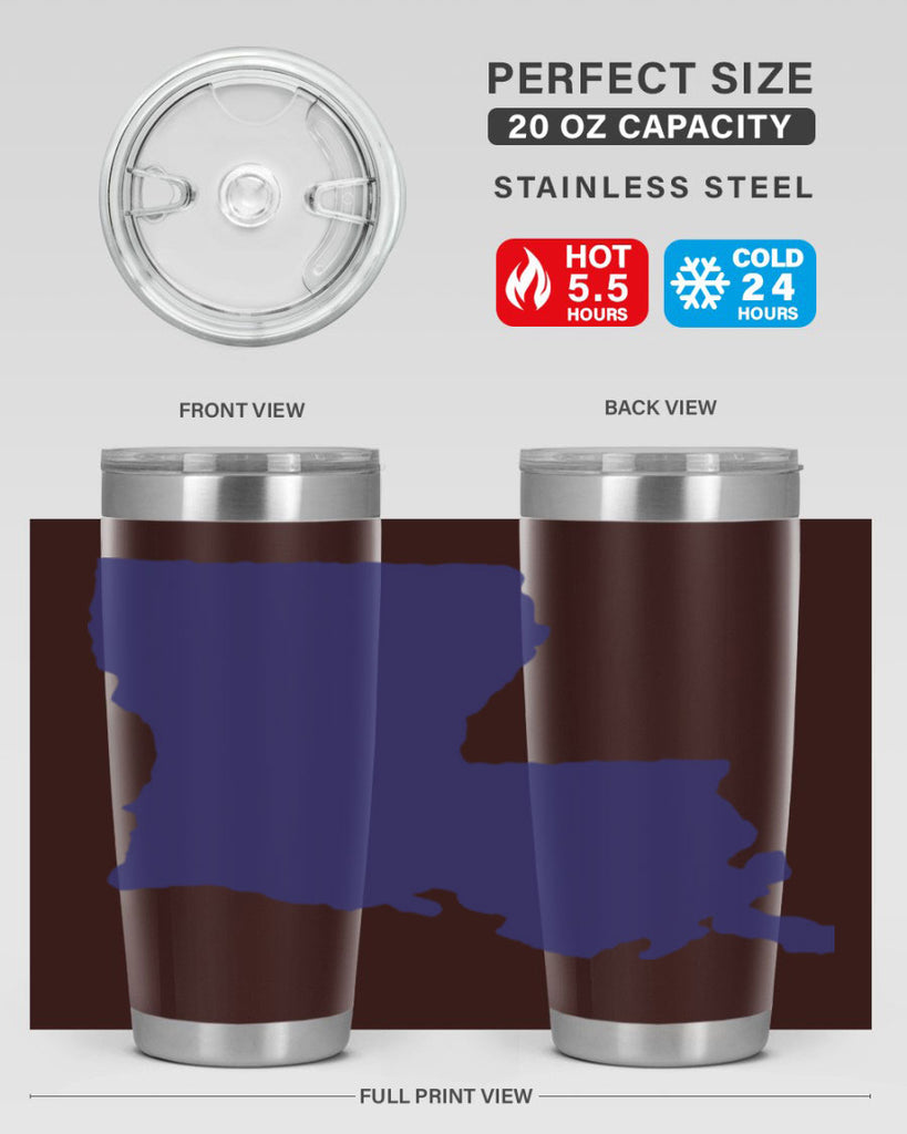 Louisiana 33#- stateflags- Tumbler
