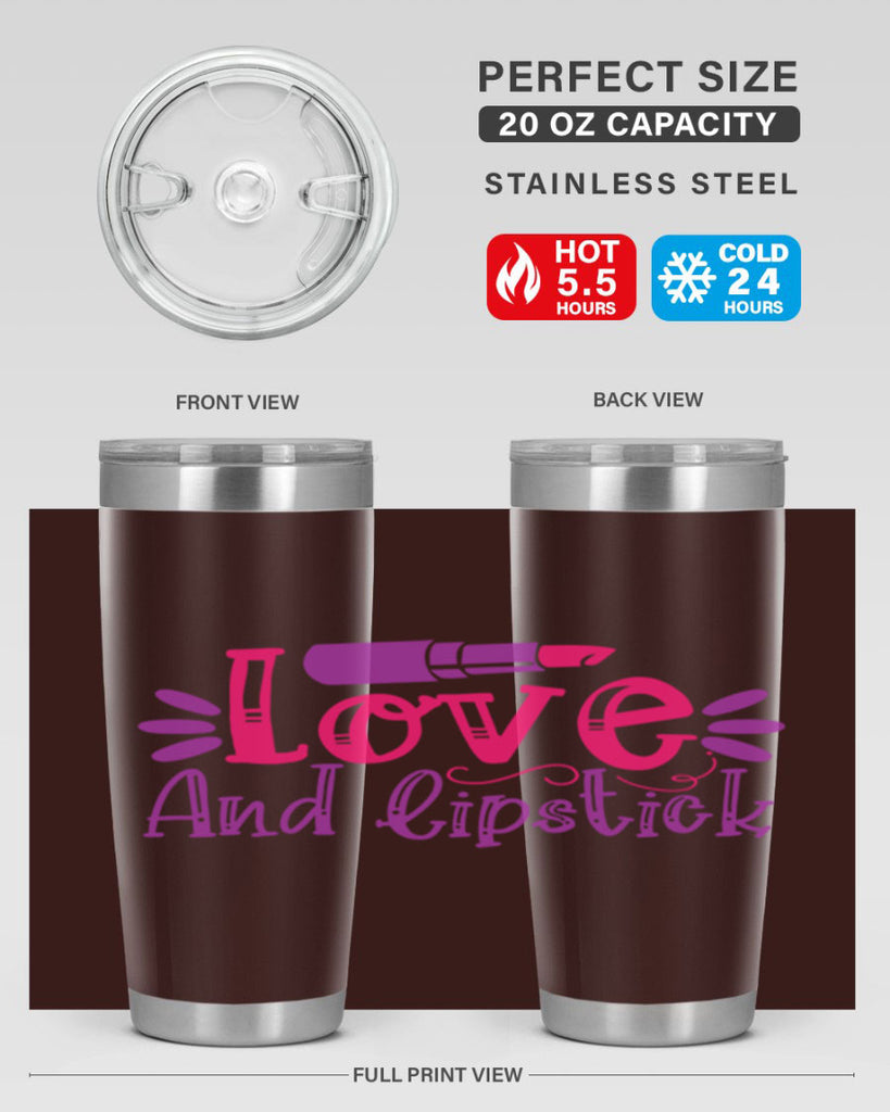 Love And Lipstick Style 225#- make up- Tumbler