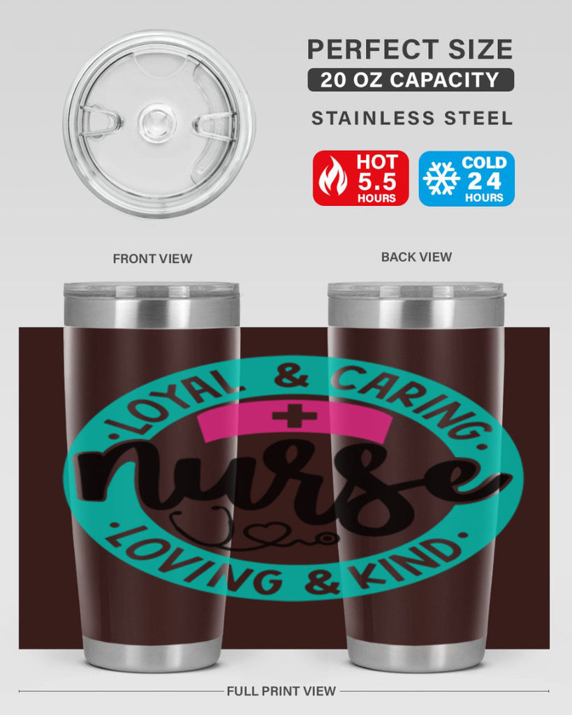 Loyal Caring Nurse Loving Kind Style Style 133#- nurse- tumbler