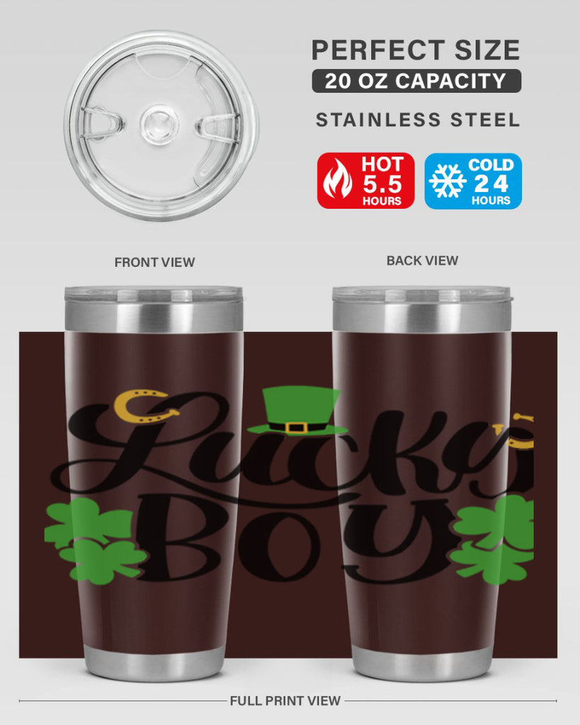 Lucky Boy Style 59#- St Patricks Day- Tumbler